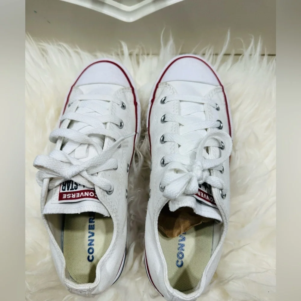 White Kids Converse Shoes